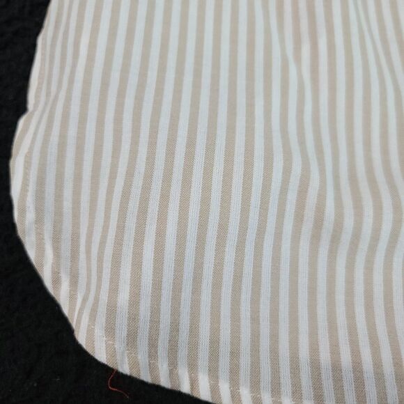 Chico's Womens Button Up Blouse Multicolor Size 2 100% Cotton 3/4 Sleeve Collar - Picture 10 of 12